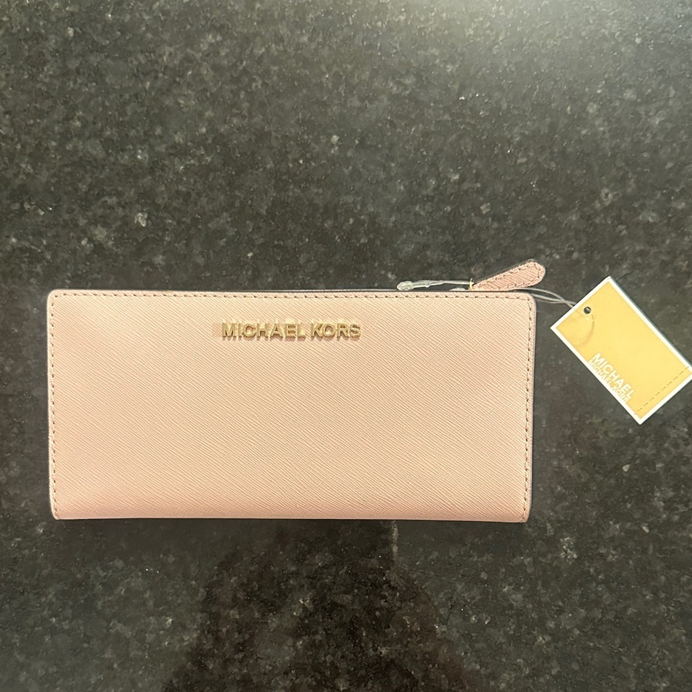 NWT Michael Kors Blush Pink Wallet